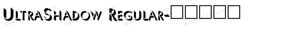 UltraShadow Regular字体转换